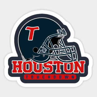 Houston Football Team Sticker